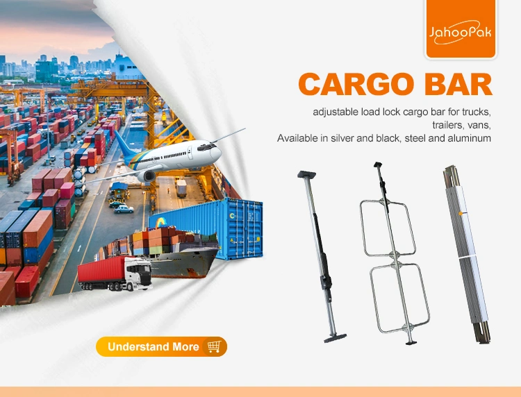 Adjustable Cargo Bar Pickup Truck Bed Holder Ratcheting Stabilizer Load Bar