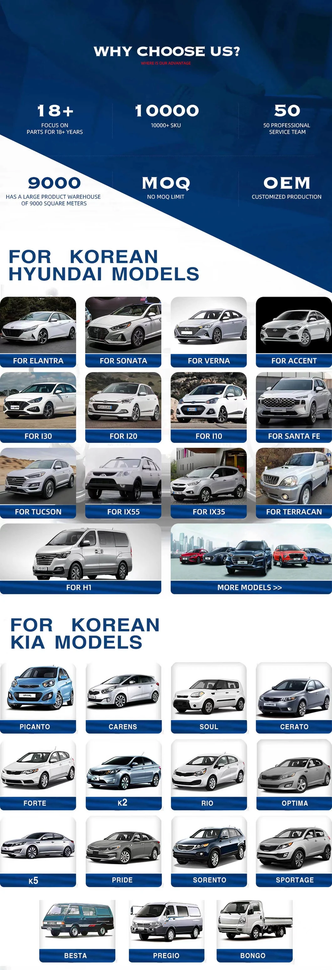 Rear Control Arm 55250-2s000 552503r000 for Hyundai KIA.
