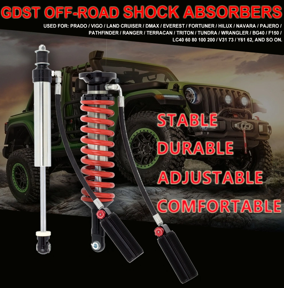Gdst Nitrogen Gas 4X4 off Road Monotube Shock Absorber for Toyota Prado 120
