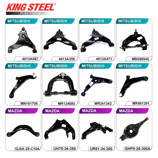 Kingsteel Parti della sospensione dell'auto per auto Braccio di controllo anteriore inferiore anteriore inferiore destro sinistro per Toyota Hiace Hilux Mitsubishi L200 Hyundai Mazda Jimny Ford