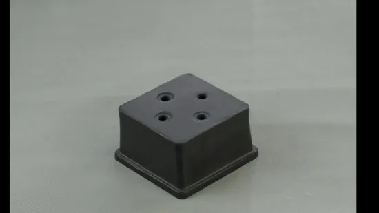 Ammortizzatore in gomma ammortizzante per compattatore stradale